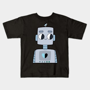 Mr Valentine Robot Kids T-Shirt